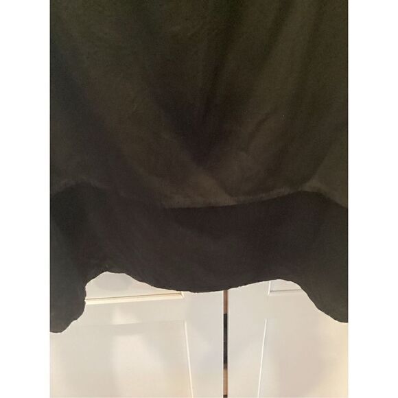 Sundance Womens Frayed Sleeveless Tiered Top Sz M Black Stretch - Picture 3 of 8